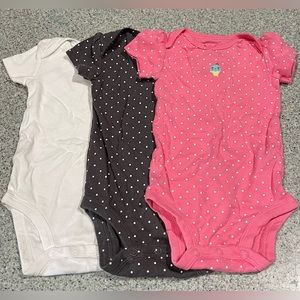 6-9 Month Carter’s Short Sleeve Onesies